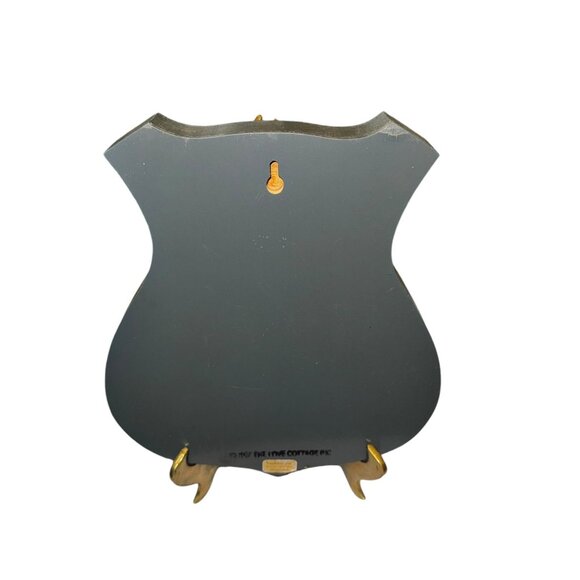 Vintage Van Klein Wood Door Harp Wall Hanging With Heart Design - Picture 2 of 6